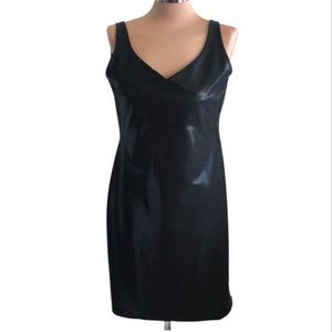 Prestige Vtg Gorgeous woman's little Black dress Stretch Lycra Sz L-XL
